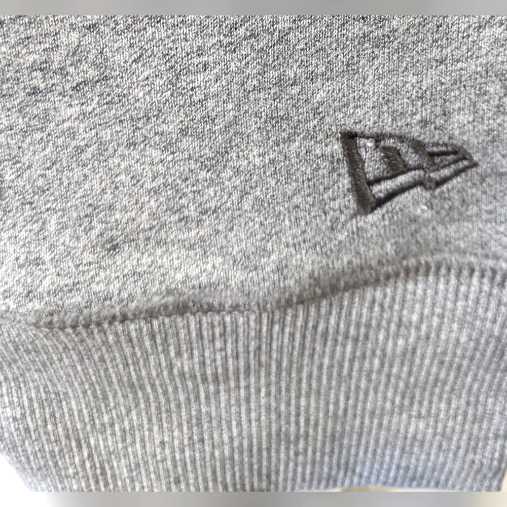 New Era Men's Gray Crewneck Cotton Blend Sweatshirt Size 2XL - Picture 5 of 11